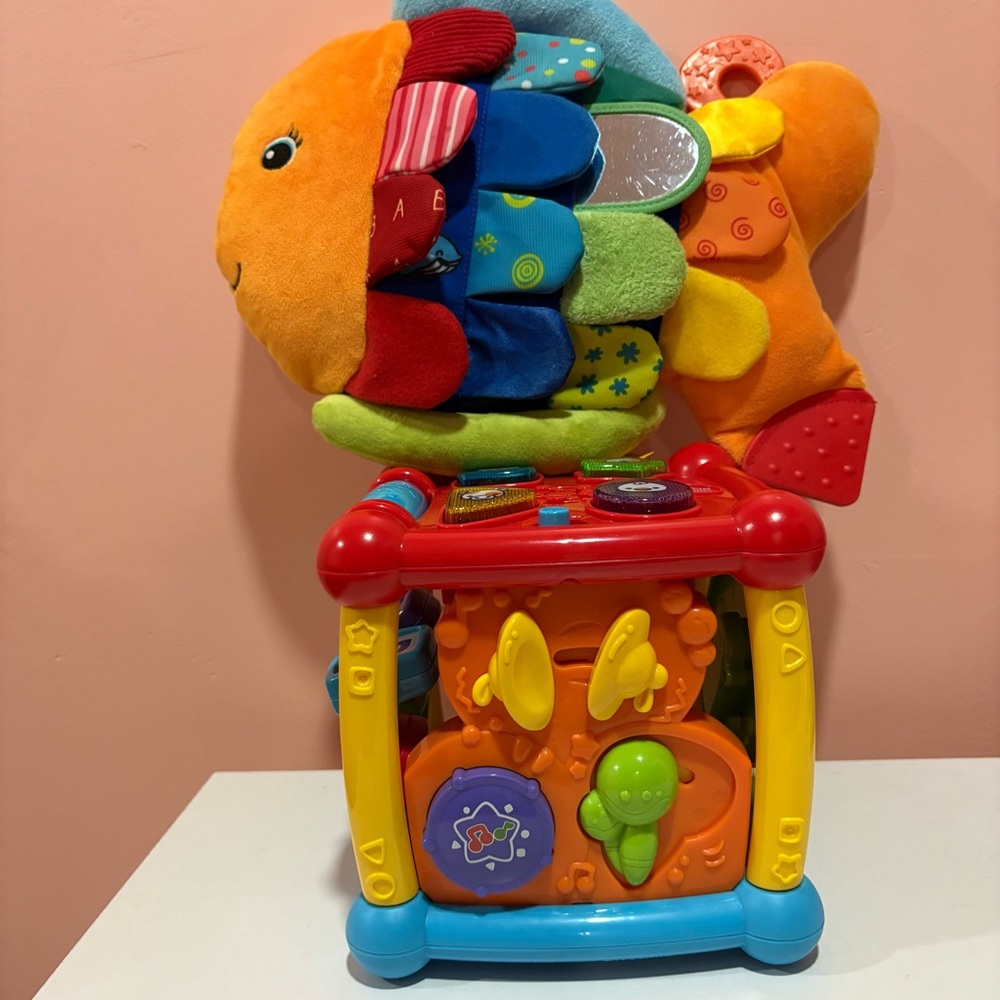 Sensory Fish and Activity Cube Toys
